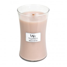 Vanilla & Sea Salt świeca duża WoodWick
