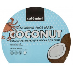 Cafe Mimi Maska Rewitalizująca w płachcie Kokos